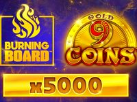 9 Coins Gold Burning Board